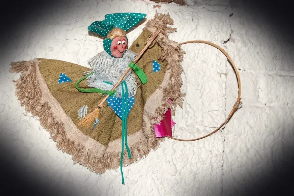 witch, grandmother, broom, souvenir, figurine, art, folk art, craft, symbol, parties, traditional, decoration, actor, ag