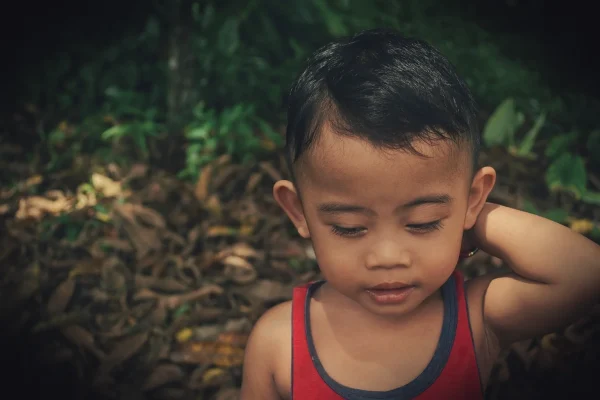 model, nature, child, young, summer, fade, vintage