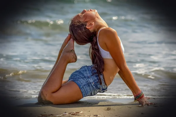 girl, teen, beach, yoga, nature, teenager, portrait, summer, outdoor, people, youth, athletic, expression