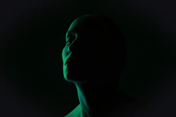 green, face, light, portrait, woman, person, people, model, skin, female, skincare, dark, shadow, shadows, attractive, y