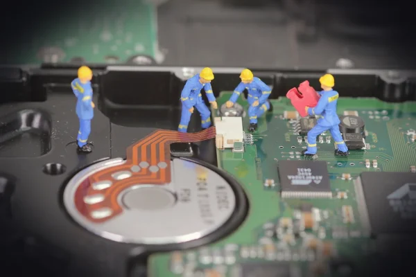computer, hard drive, miniature figures, microchip, technology, electronics, hdd, ide, sata, data store, storage medium,