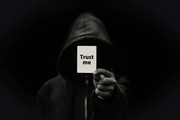 trust, man, hood, map, prompt, darkness, blind trust, saying, truth, reality, dark, conviction, convince, politics, busi