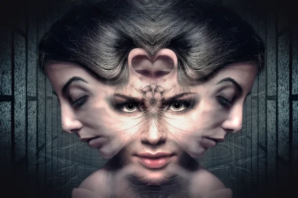 fantasy, mystical, dream, mysterious, portrait, scary, composing, girl, woman, pretty, head, face, art, mask, view, eyes