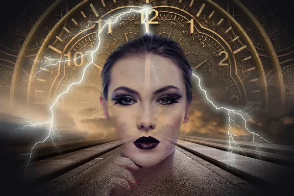 time, dreaming, woman, dream, premonition, thought, brown time, brown dream, editorial use, premonition, premonition, pr
