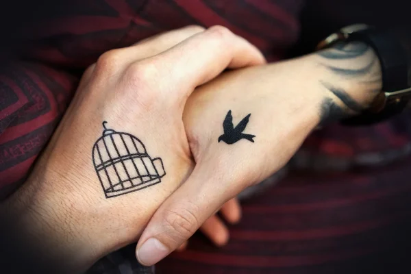 tattoo, hand, happens, couple, love each other, tattoos, tattooed, wristwatch, sweet, partner, keep your hand, man, woma