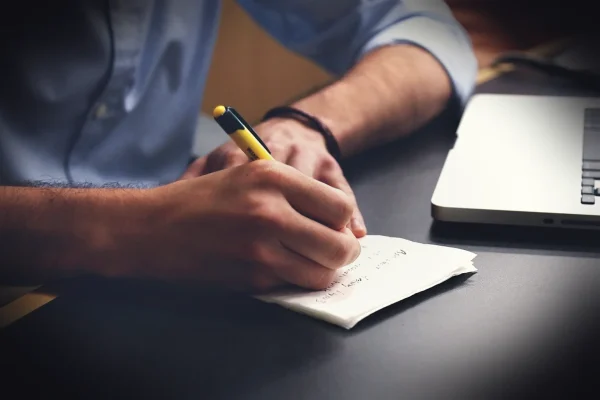 man, write, plan, desk, notes, pen, writing, taking notes, office, working, notepad, workspace, workplace, man, write, p