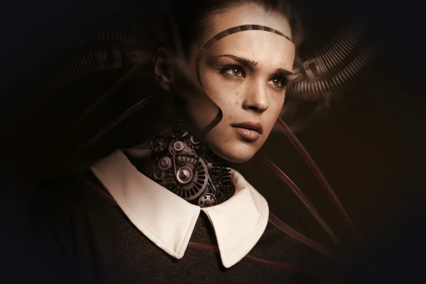 robot, woman, face, cry, sad, artificial intelligence, future, machine, digital, technology, robotics, girl, human, andr
