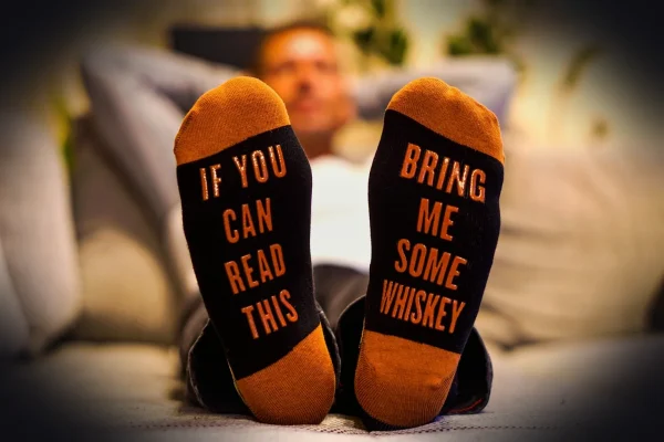 socks, couch, feel good, saying, fun, man, socks, socks, socks, socks, socks, feel good