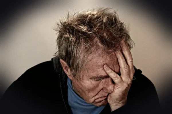 man, old, senior, suffering, despair, headache, adults, masculine, portrait, expression, burnout, exhaustion, exhausted,
