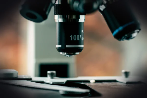 black microscope