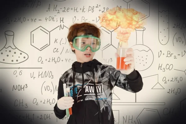 chemistry, baby, experiment, science, education, experiments, chemical substances, little boy, test tubes, student, form