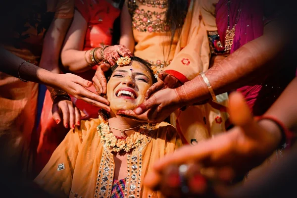 ai generated, woman, bride, indian wedding, culture, turmeric ceremony, indian, indian culture, indian wedding, indian w