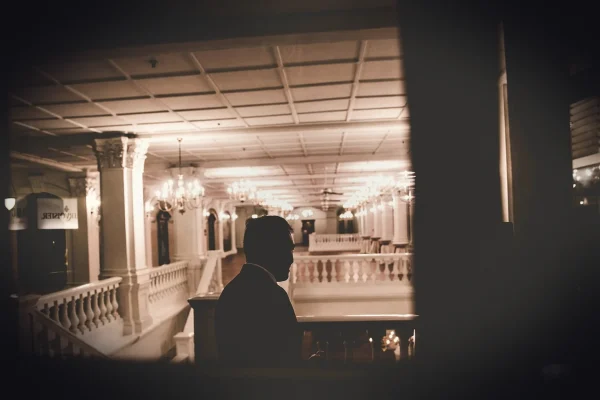 silhouette, stairs, house, man, guy, terrace, post, chandeliers, brown email
