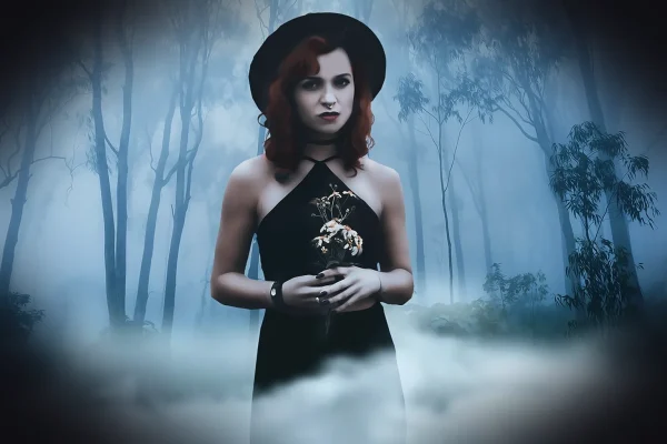gothic, goth, nature, dark, fantasy, woman, young, flower wallpaper, model, alternative model, beauty, gothic beauty, go