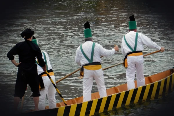 tradition, to celebrate, ulm, regional customs, fishing stabbing, nature, need, wet, danube, zill, boats, zillfahrer, fi