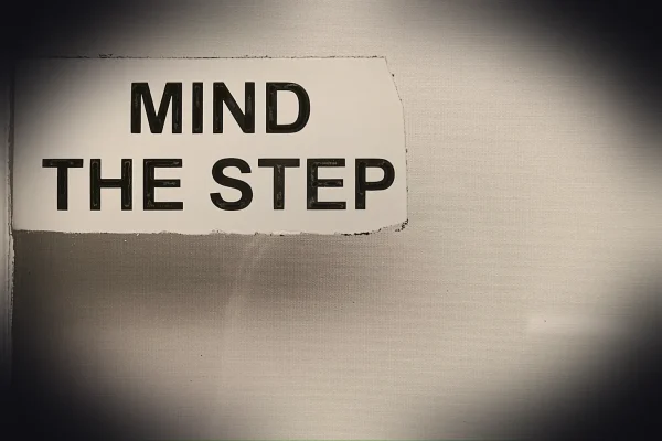 Mind The Step signage