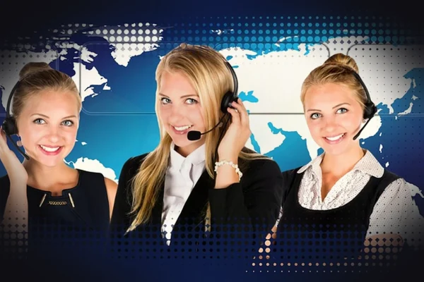 call center, headset, woman, service, consulting, information, conversation, continents, global, international, headphon