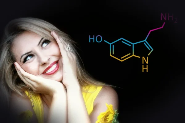 serotonin, hormone, happiness, wellness, smile, woman, psychology, brain, serotonin, serotonin, serotonin, serotonin, se