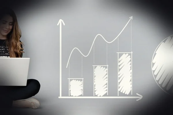 analytics, charts, business, woman, laptop, computer, analysis, graph, diagram, report, financial, finance, statistics,
