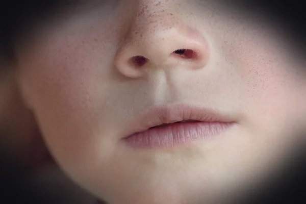 face, girl, nose, mouth, cheeks, close up, detail shot, freckles, nose, nose, nose, nose, nose, freckles