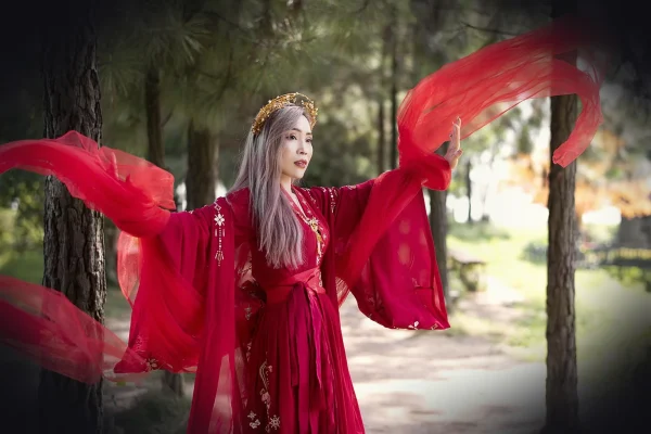 girl, chinese hanfu, hanfu, nature, female, vietnam, woman, young, asian, model, portrait, summer