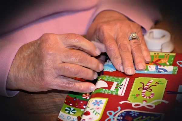 wrapping, gift, christmas, art, packaging, seasonal, rt, holiday, present, hands, woman, gift wrap, surprise, working