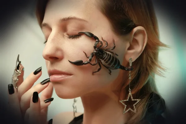 scorpion, portrait, horoscope, astrology, zodiac, constellation, young woman, sting, i, dangerous, person, extremely, bi