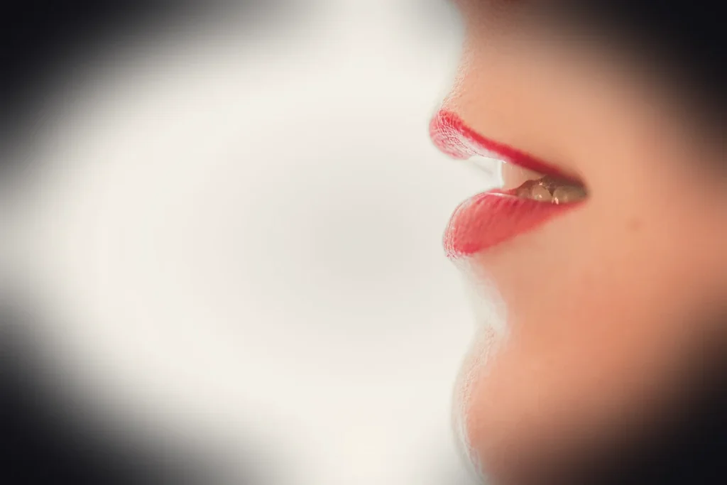 woman's lips