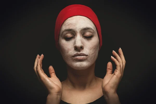 clay mask, woman, skincare, face, mask, beauty, girl, model, pose, hands, portrait, clay mask, skincare, skincare, skinc